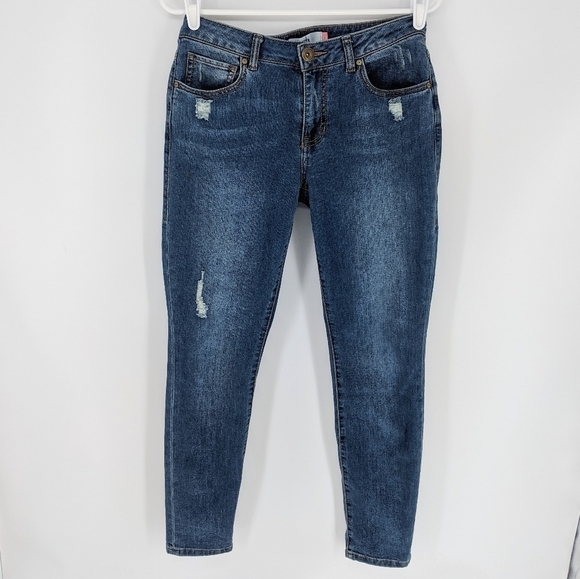 Cabi Jeans Denim - Cabi Jeans Womens Distressed Curvy Skinny Sz 6